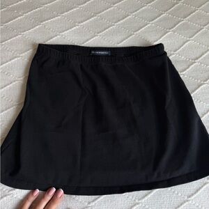 Brandy Melville Black Stretchy Mini Skirt Black